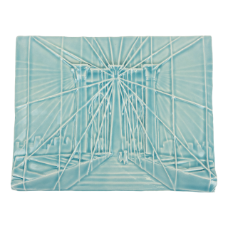 Delong Ceramics Brooklyn Bridge Wall Hanging Tile