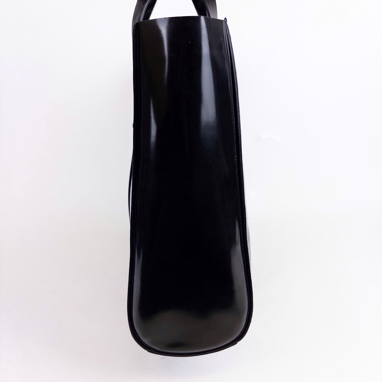 Wathne Patent Leather Tote Bag