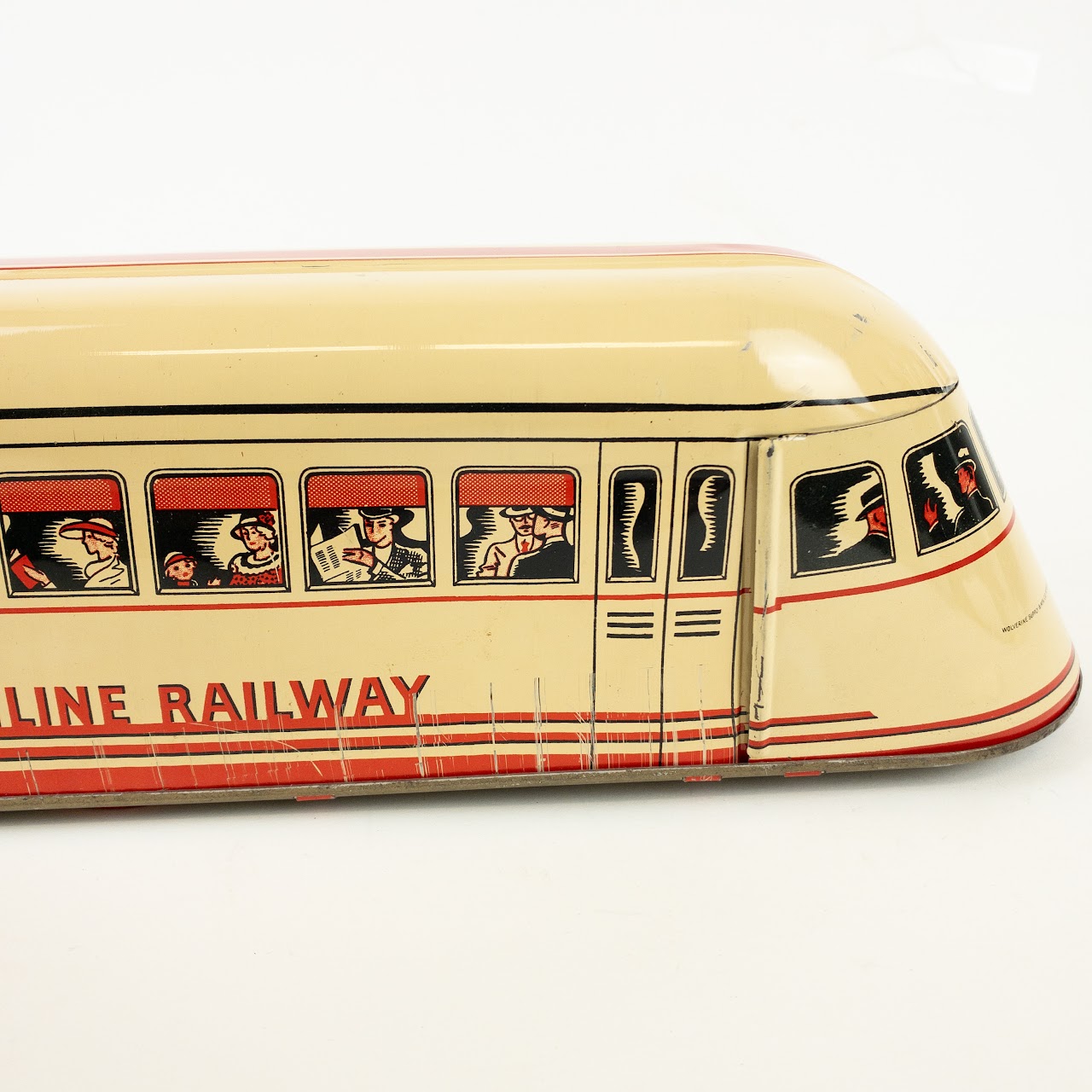 Streamline Railway No. 129 Trolley Pull Toy