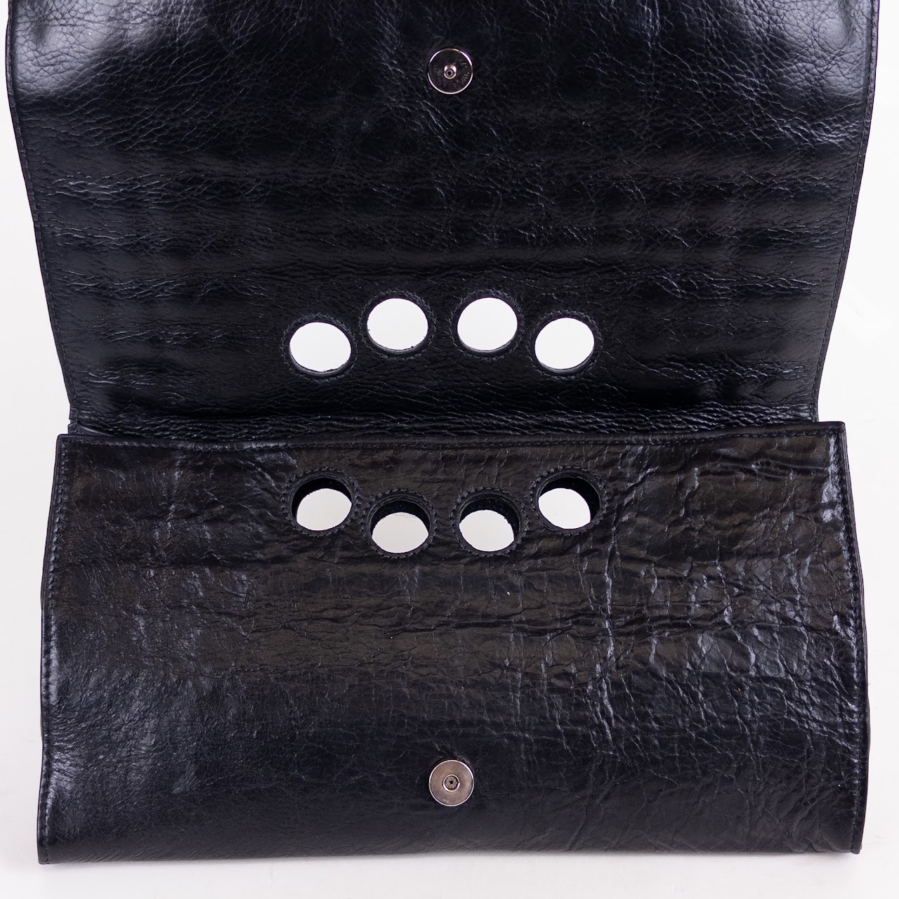 RK Studded Leather Clutch