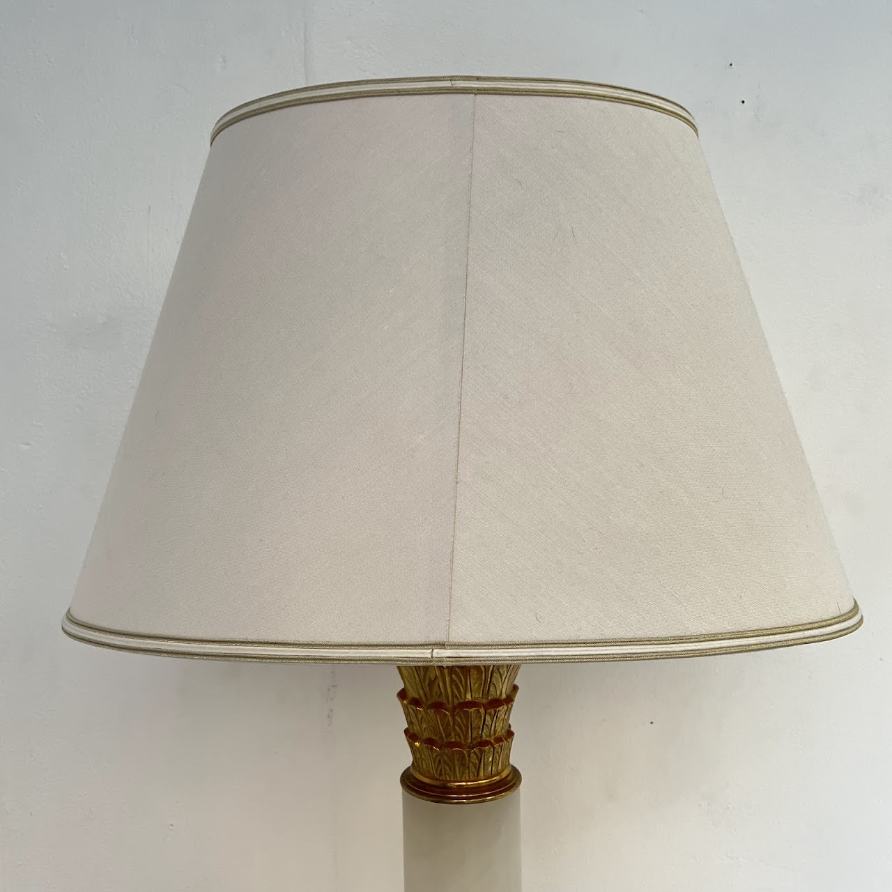 Neoclassical Style Onyx and Gold Table Lamp