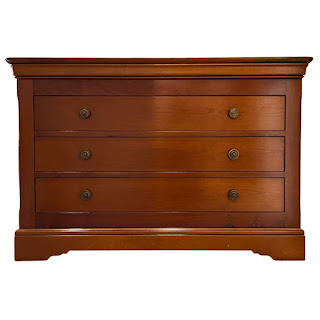 Grange 1904 French Cherry Directoire Style Four  Drawer Dresser