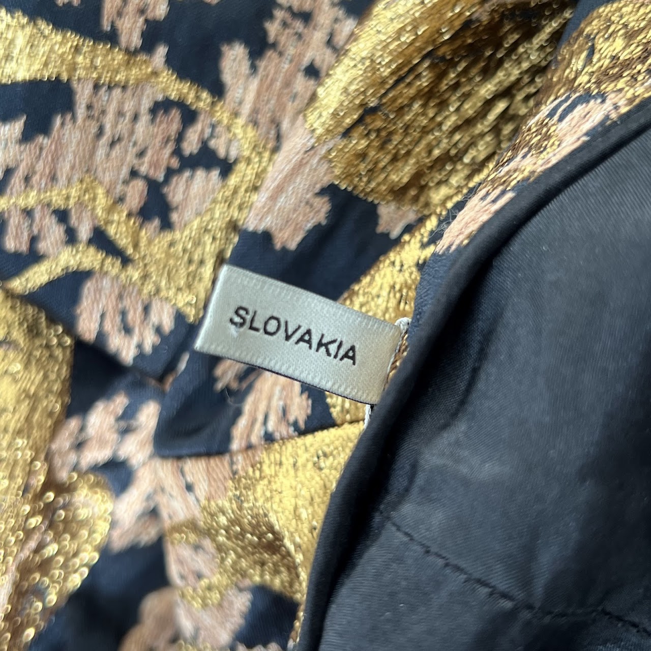 Lanvin Golden Monkey Brocade Pants