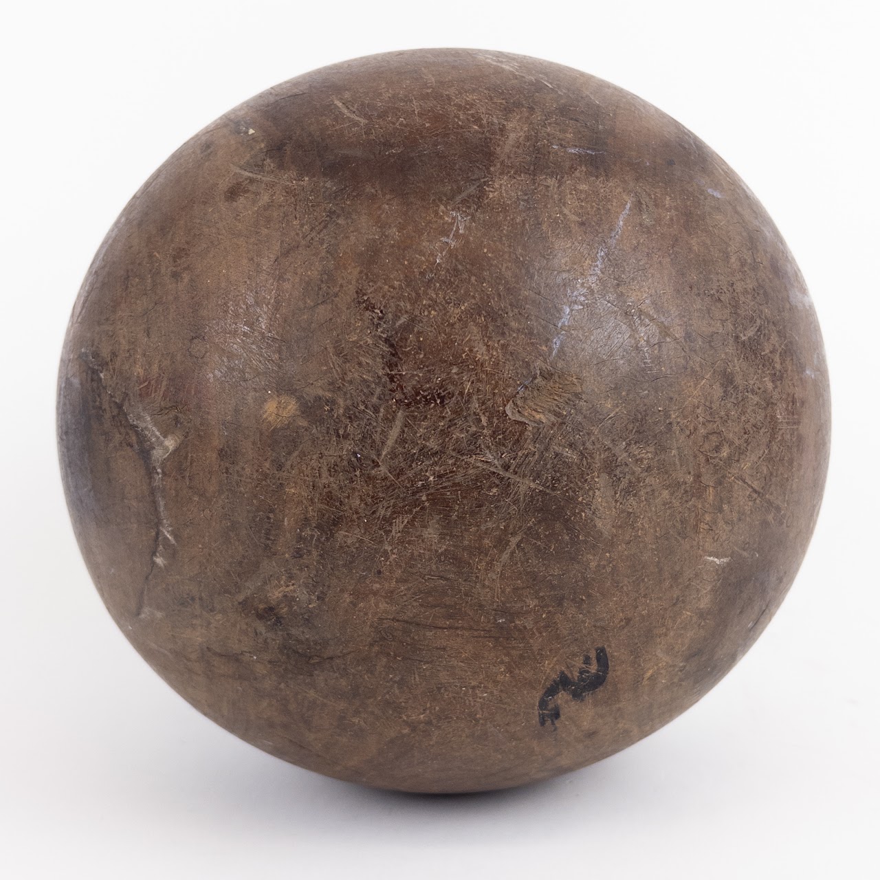 Antique Hardwood Bowling Ball