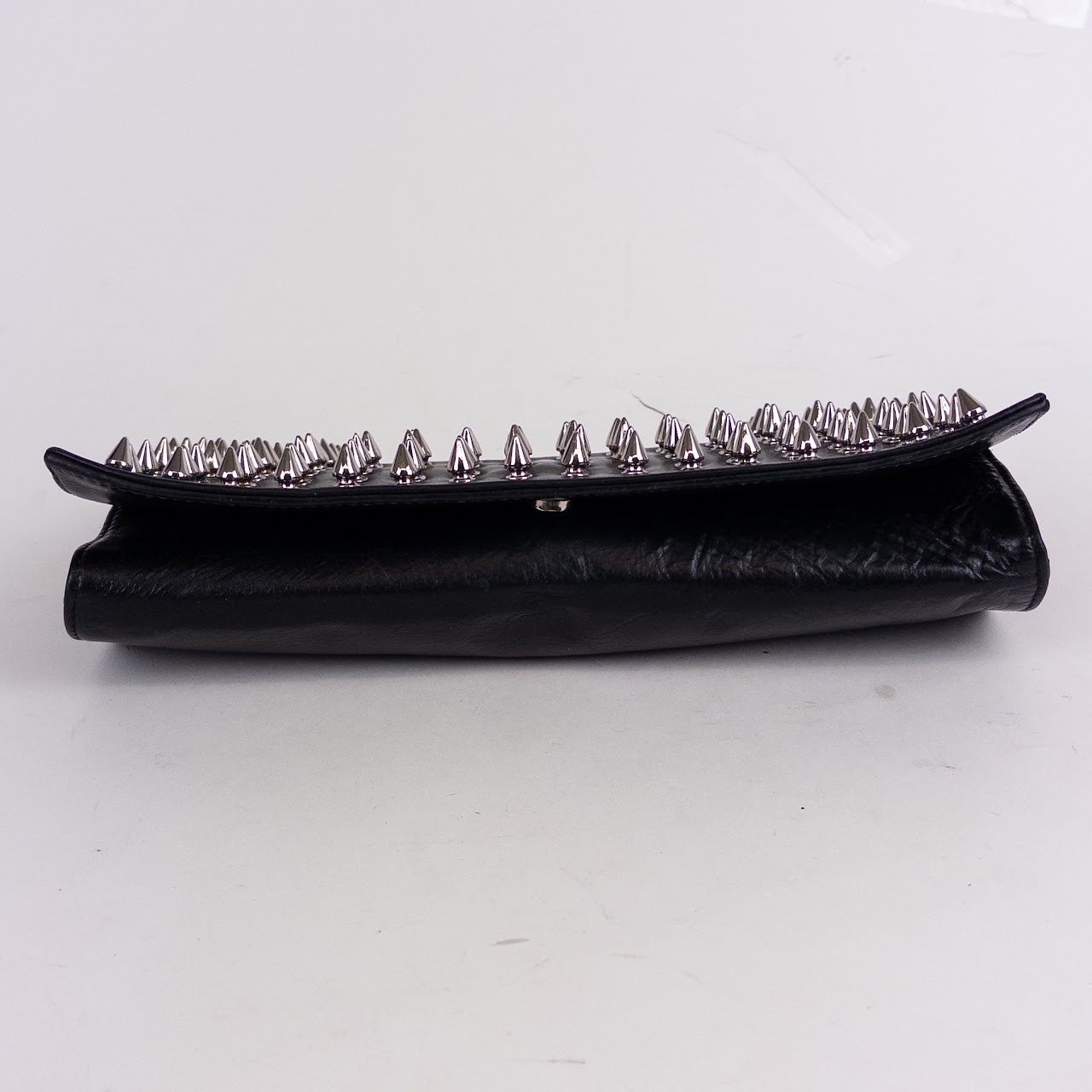 RK Studded Leather Clutch