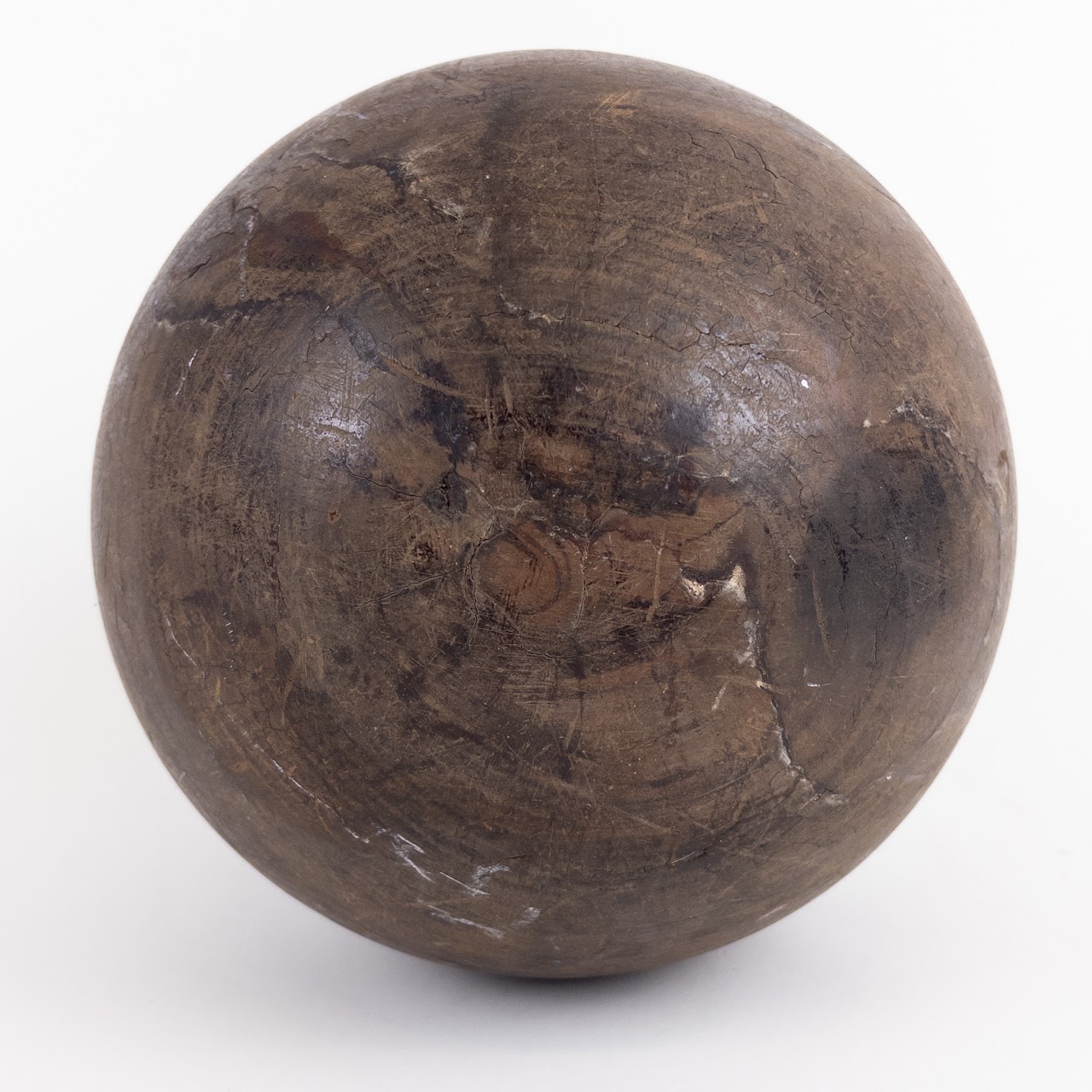 Antique Hardwood Bowling Ball