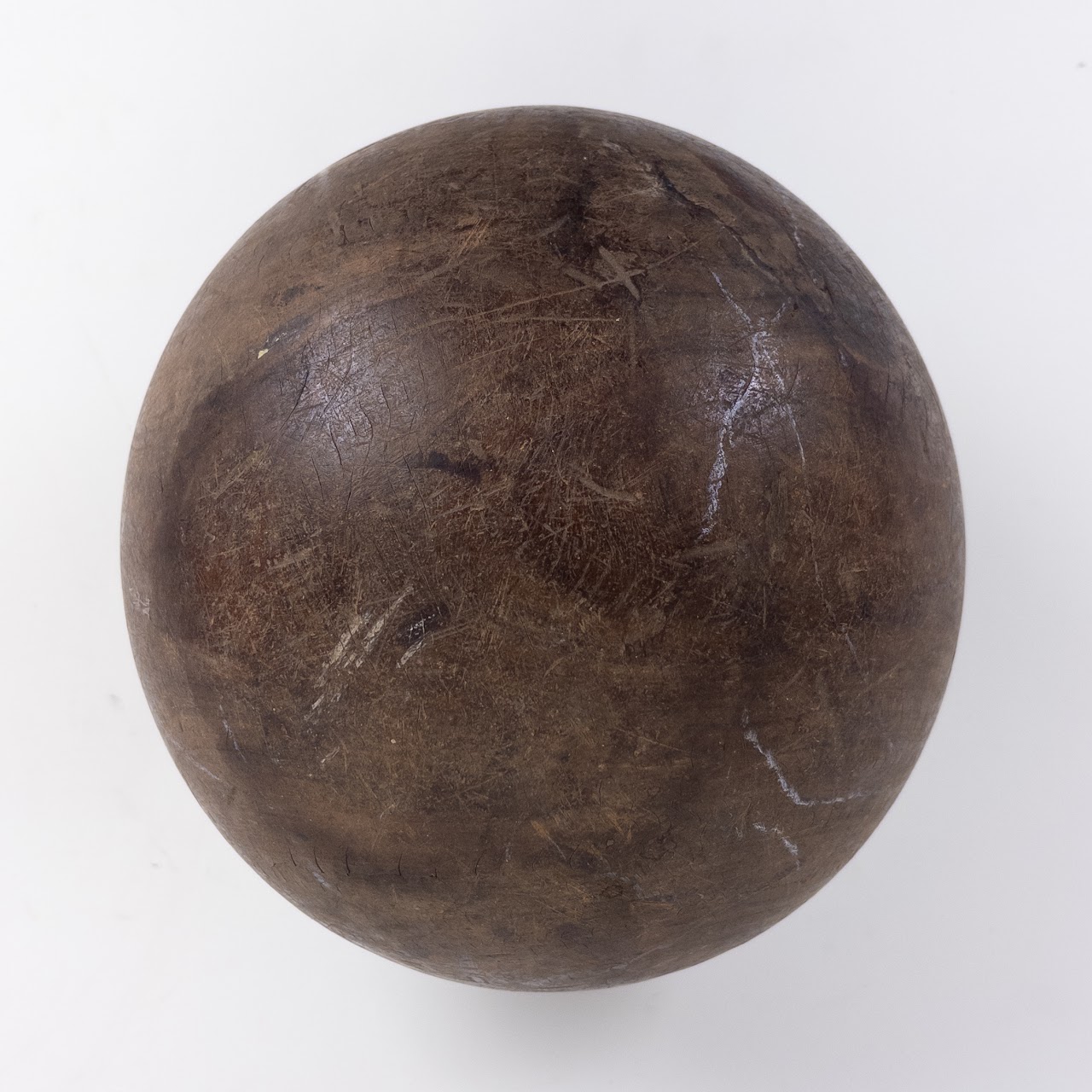 Antique Hardwood Bowling Ball