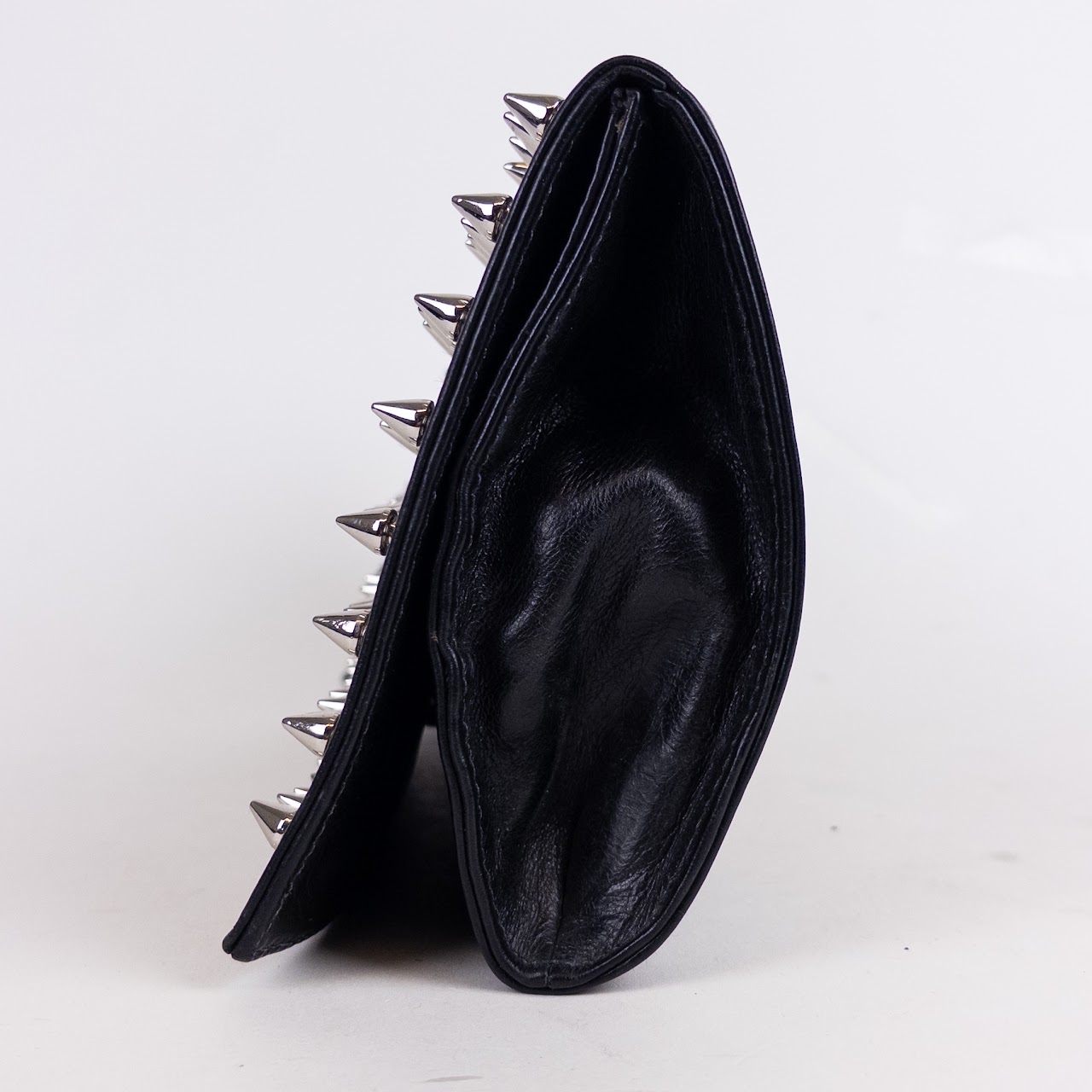 RK Studded Leather Clutch