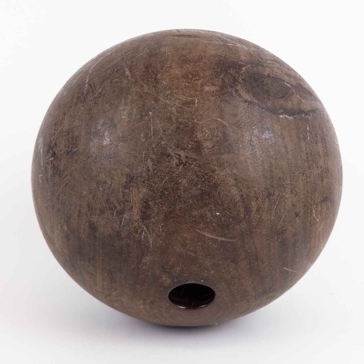 Antique Hardwood Bowling Ball