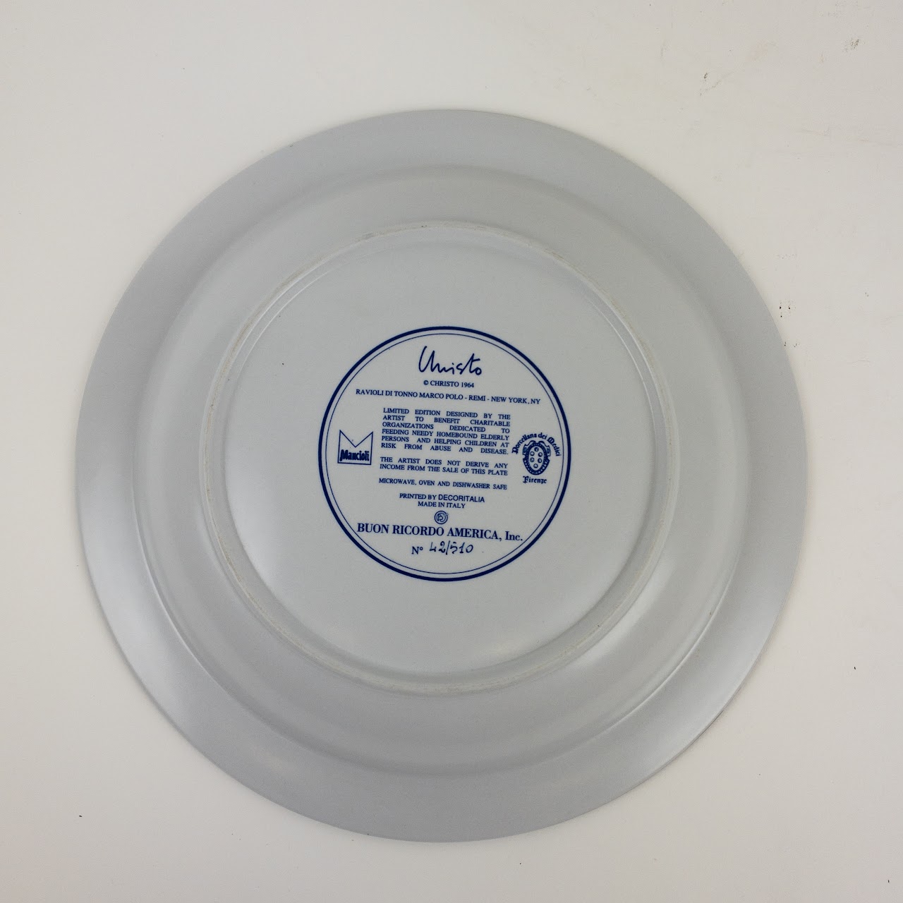 Christo Unisto Benefit Limited Edition Pasta Bowl Set of Three