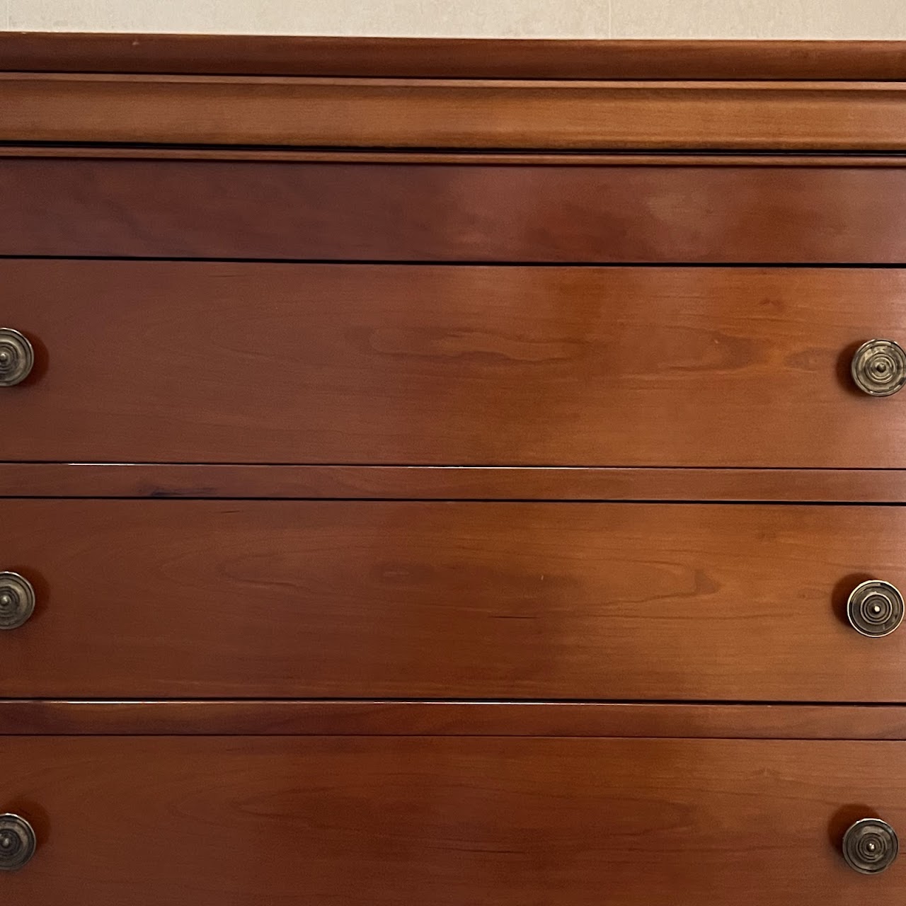 Grange 1904 French Cherry Directoire Style Four  Drawer Dresser