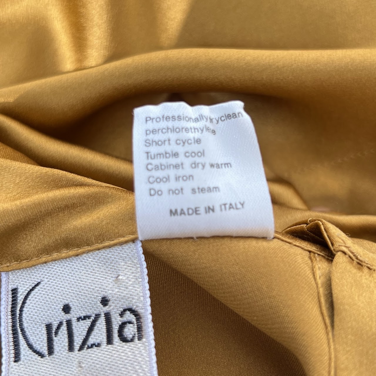 Krizia Vintage Silk Blouse