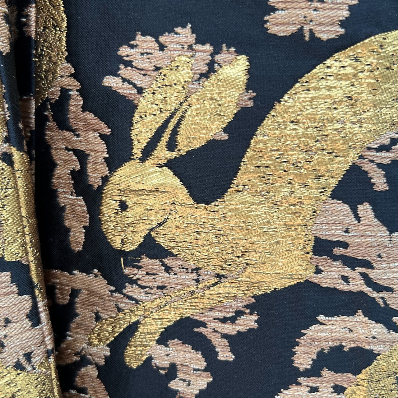 Lanvin Golden Monkey Brocade Pants