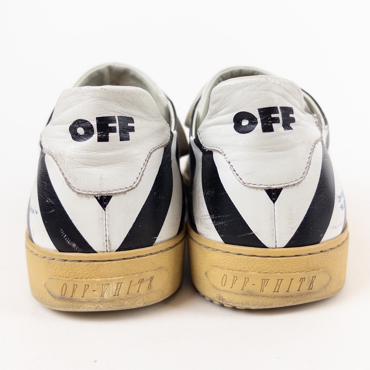 Off-White x Virgil Abloh Blue Collar Low Top Sneakers