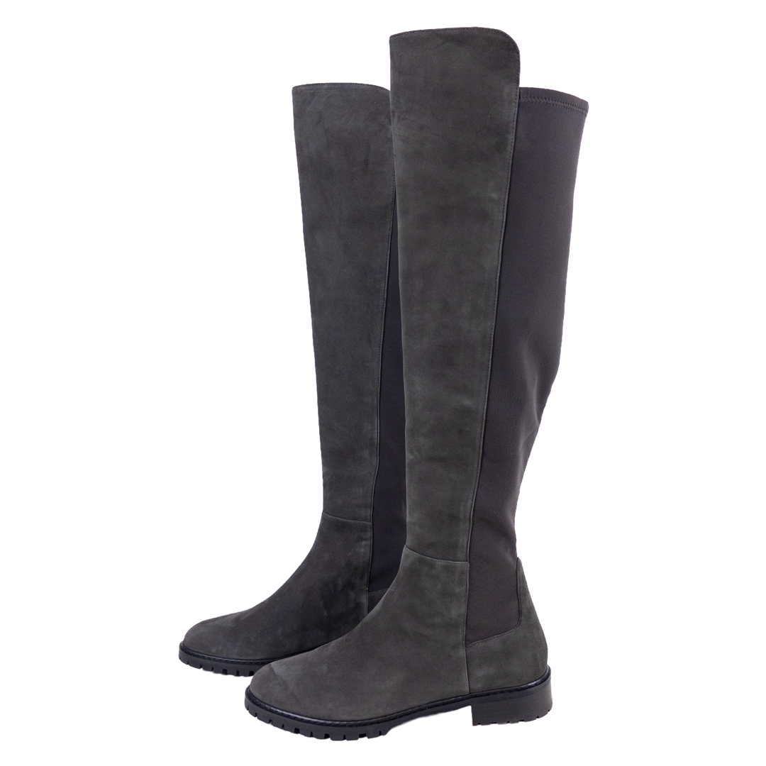 Stuart Weitzman 5050 Bold Boot in Dark Gray