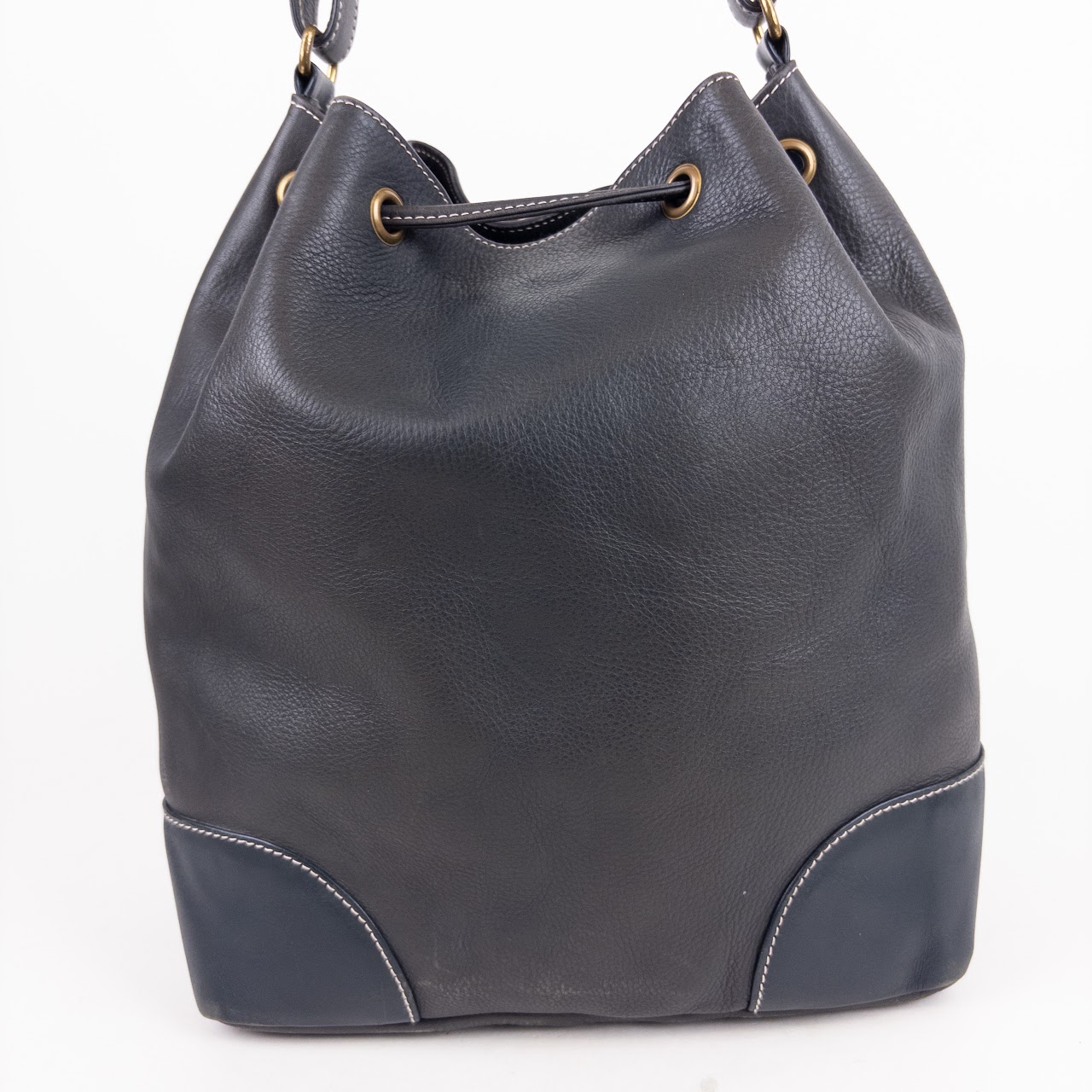 Prada for Bergdorf Goodman Leather Bucket Bag