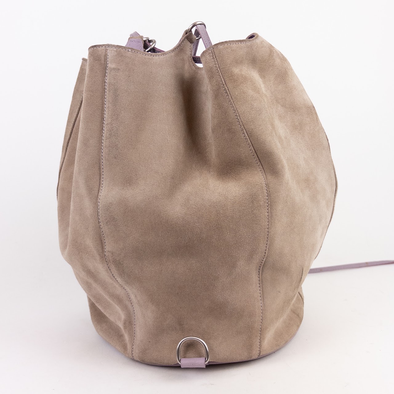 Mark Cross Suede Bucket Bag