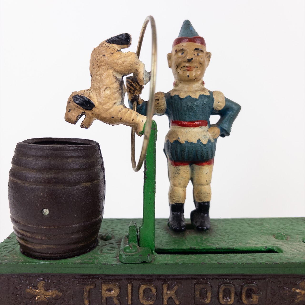 Cast Iron Reproduction Trick Dog Bank