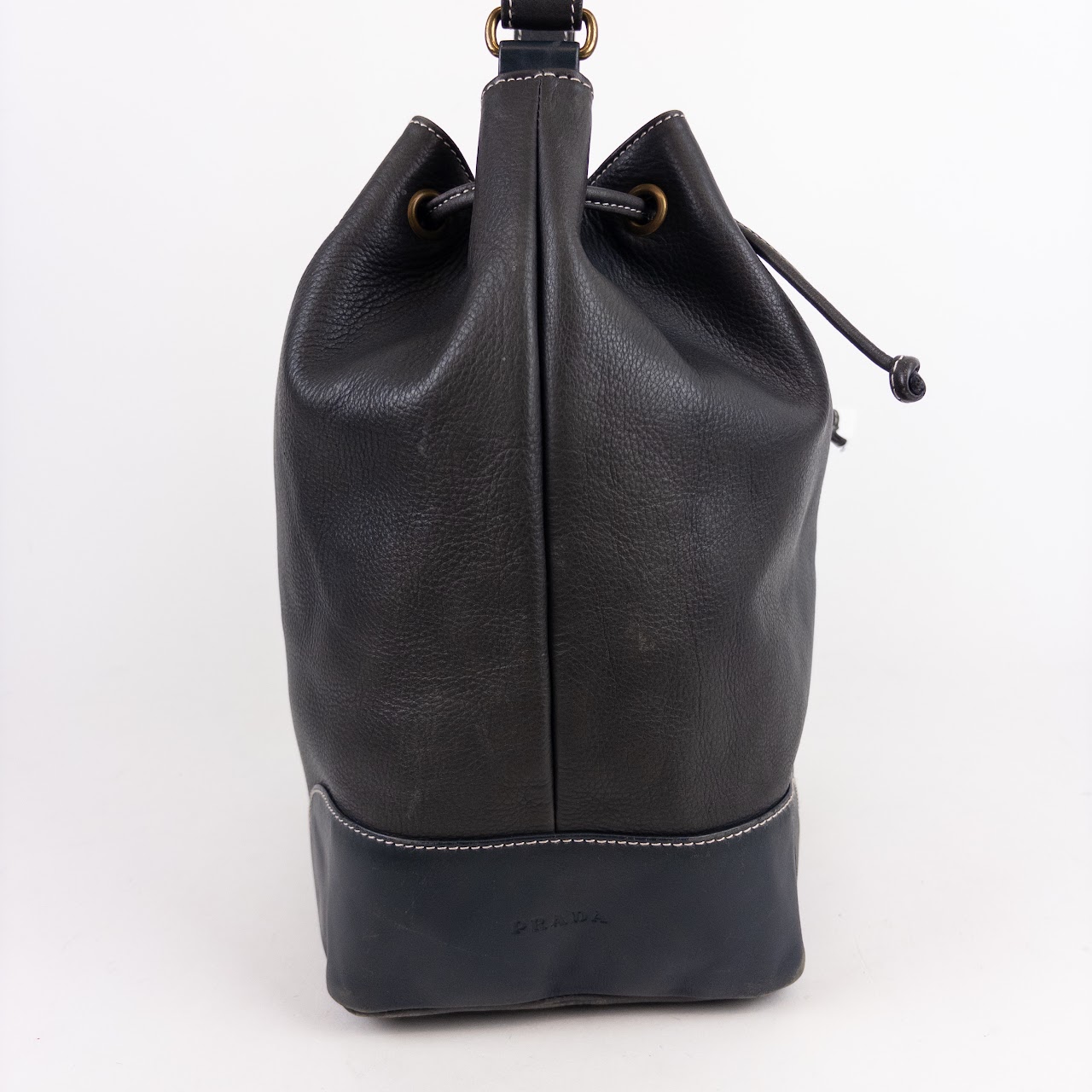 Prada for Bergdorf Goodman Leather Bucket Bag