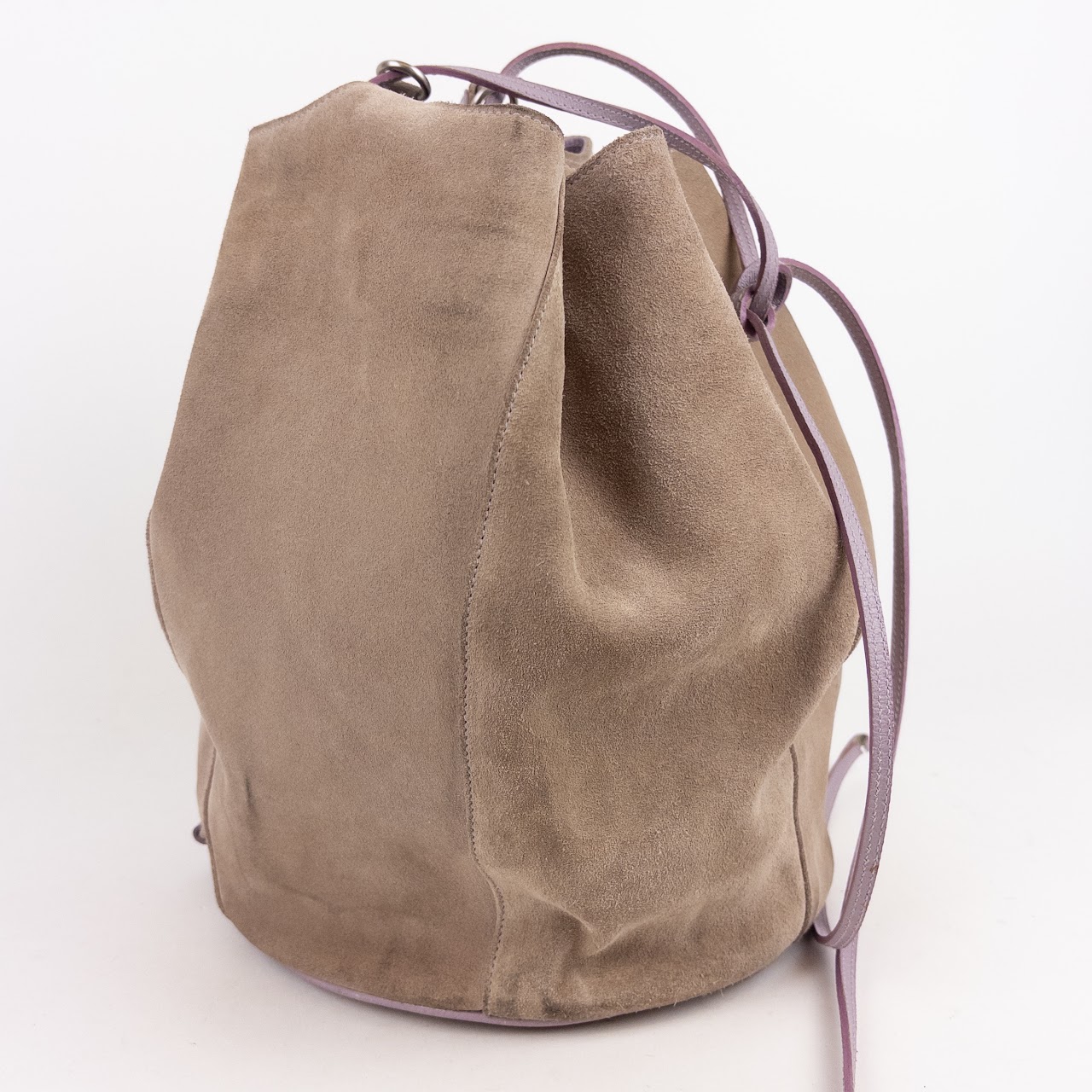 Mark Cross Suede Bucket Bag