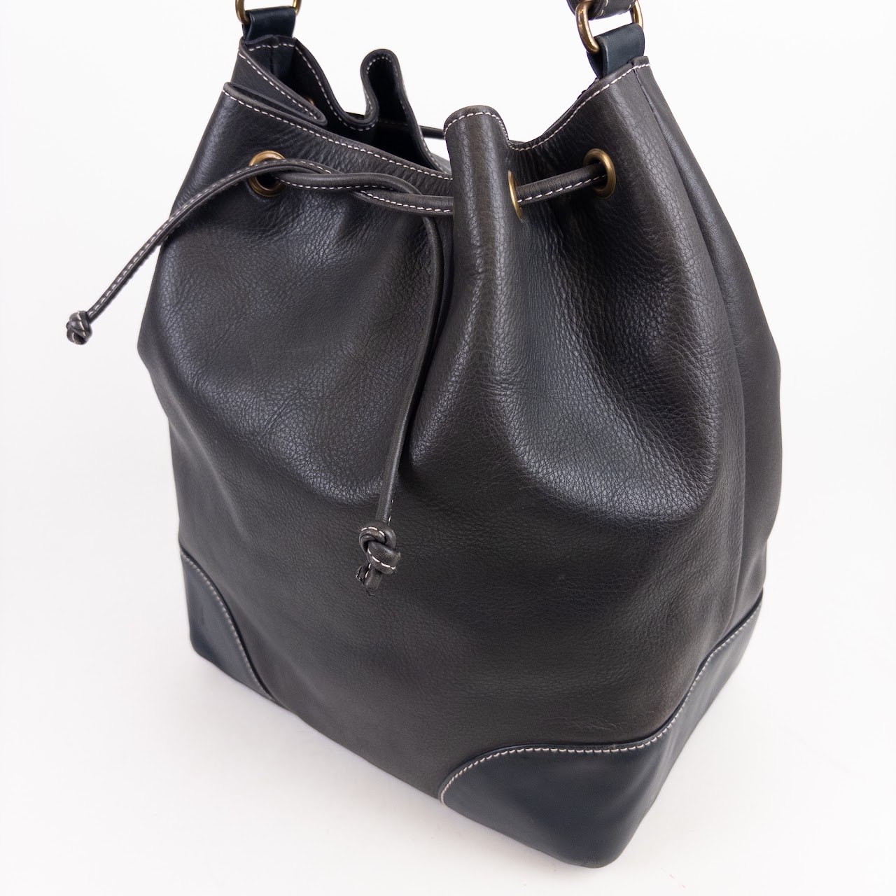 Prada for Bergdorf Goodman Leather Bucket Bag