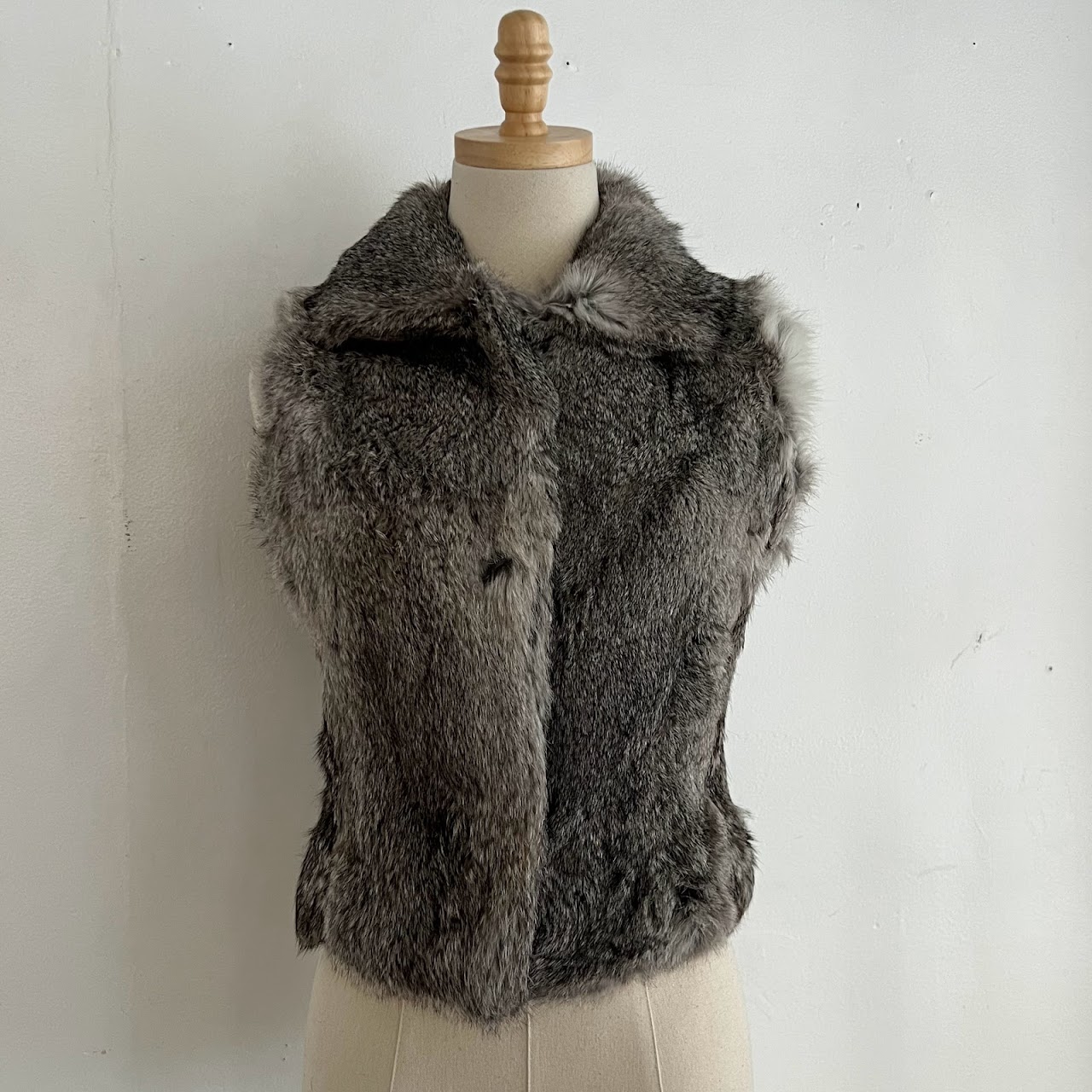 Burberry Rabbit Fur Vest New