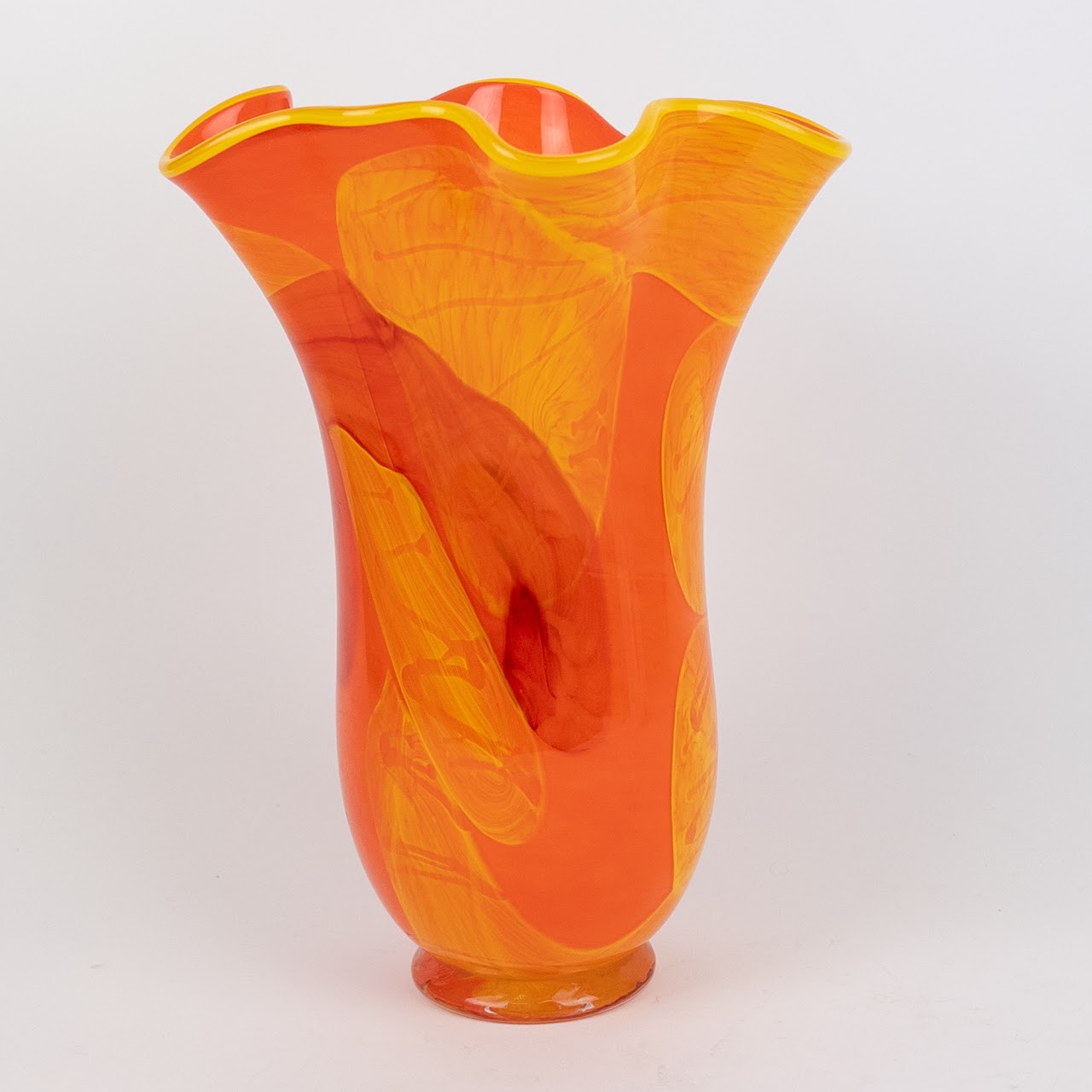 Kenneth Marine Art Glass Vase