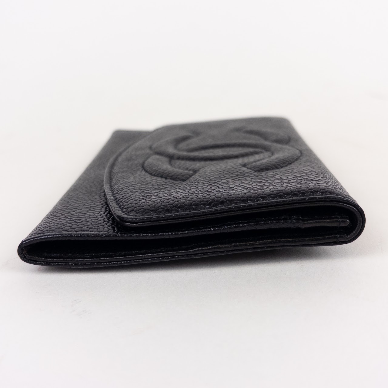 Chanel CC 'Caviar Skin' Flap Wallet