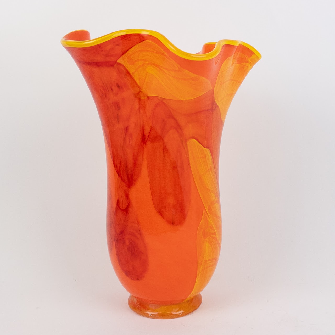 Kenneth Marine Art Glass Vase