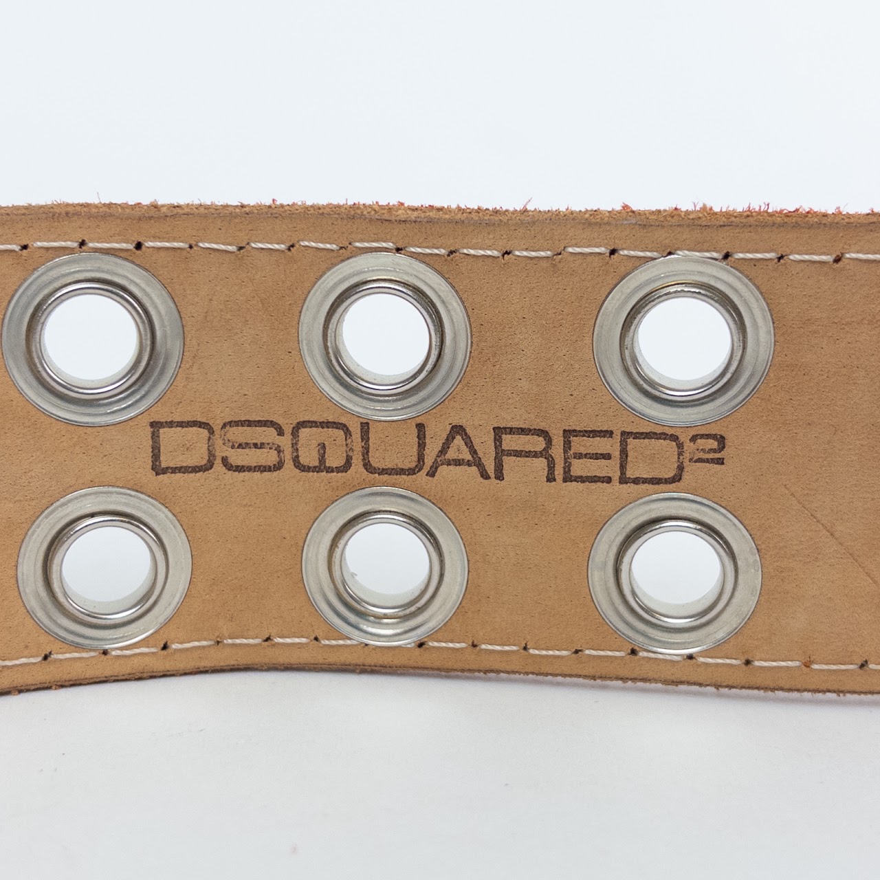 DSquared2 Suede and Riveted Belt