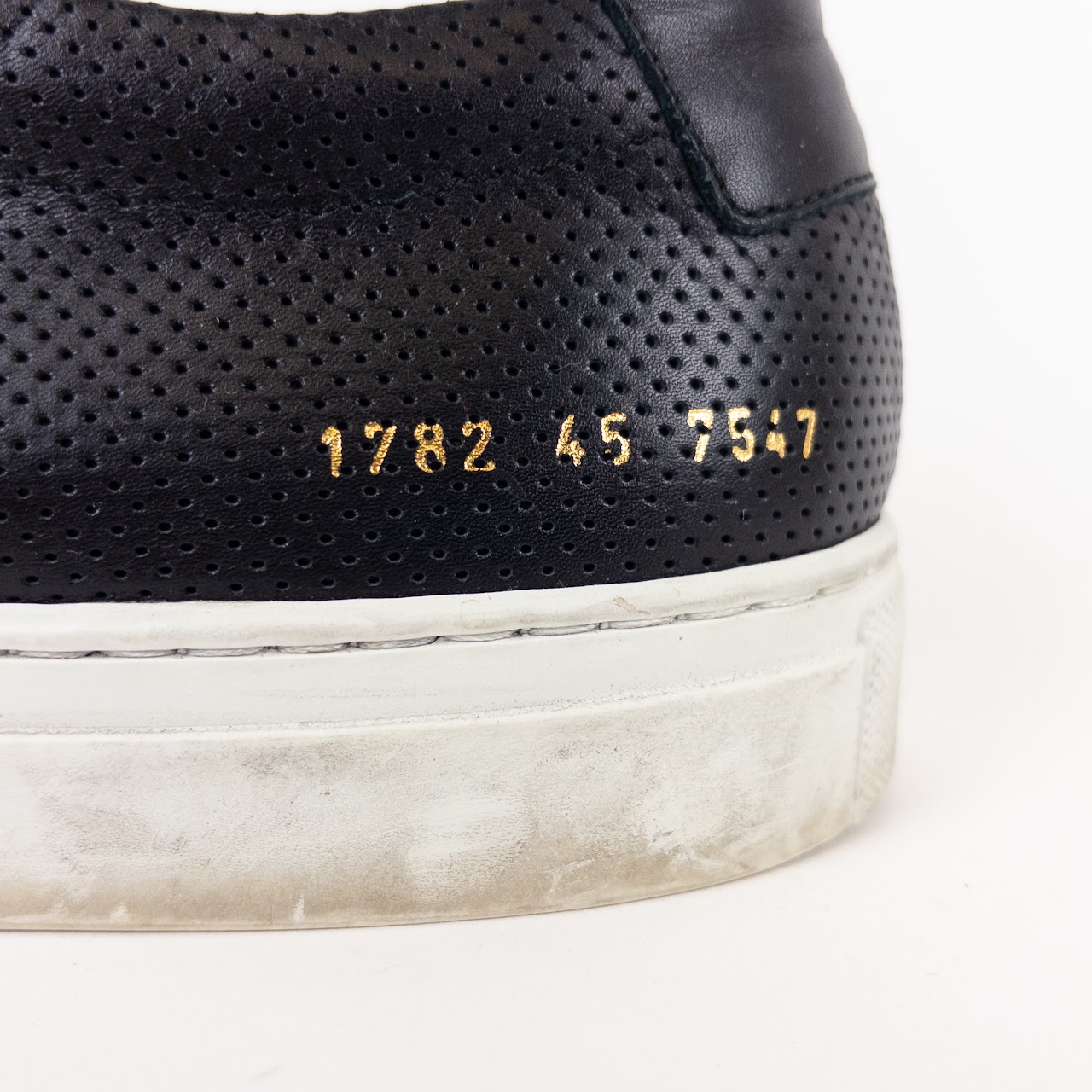 Common Projects Perforated Achilles Low Top Sneakers