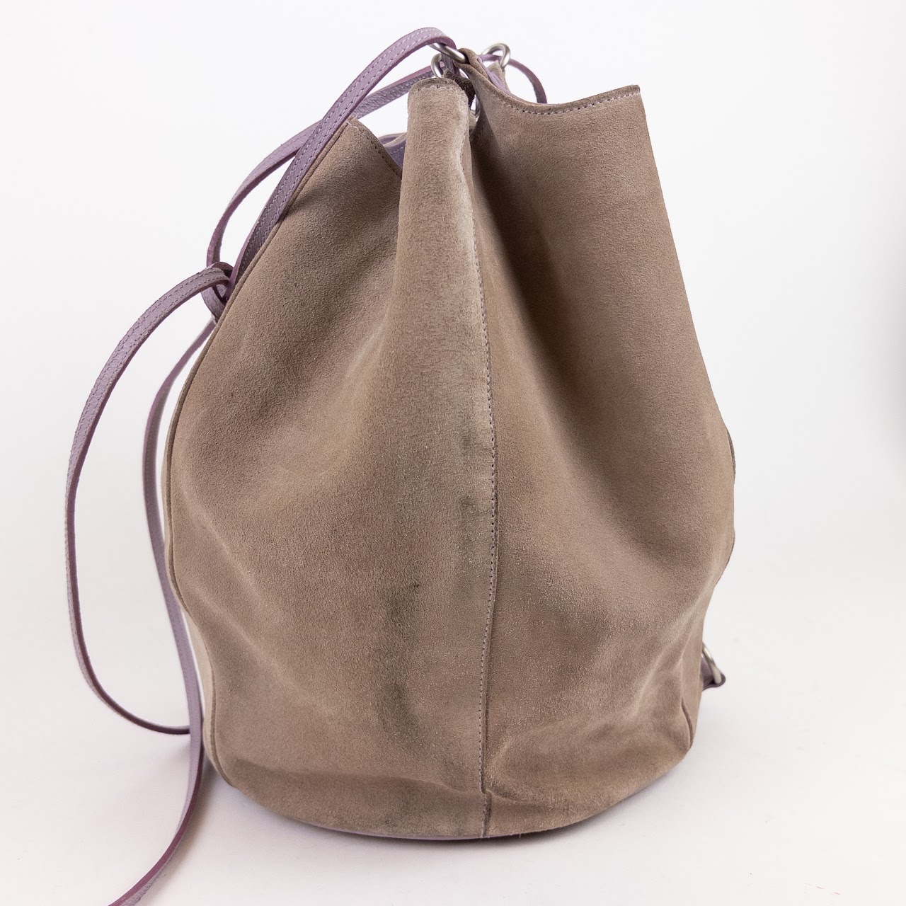 Mark Cross Suede Bucket Bag