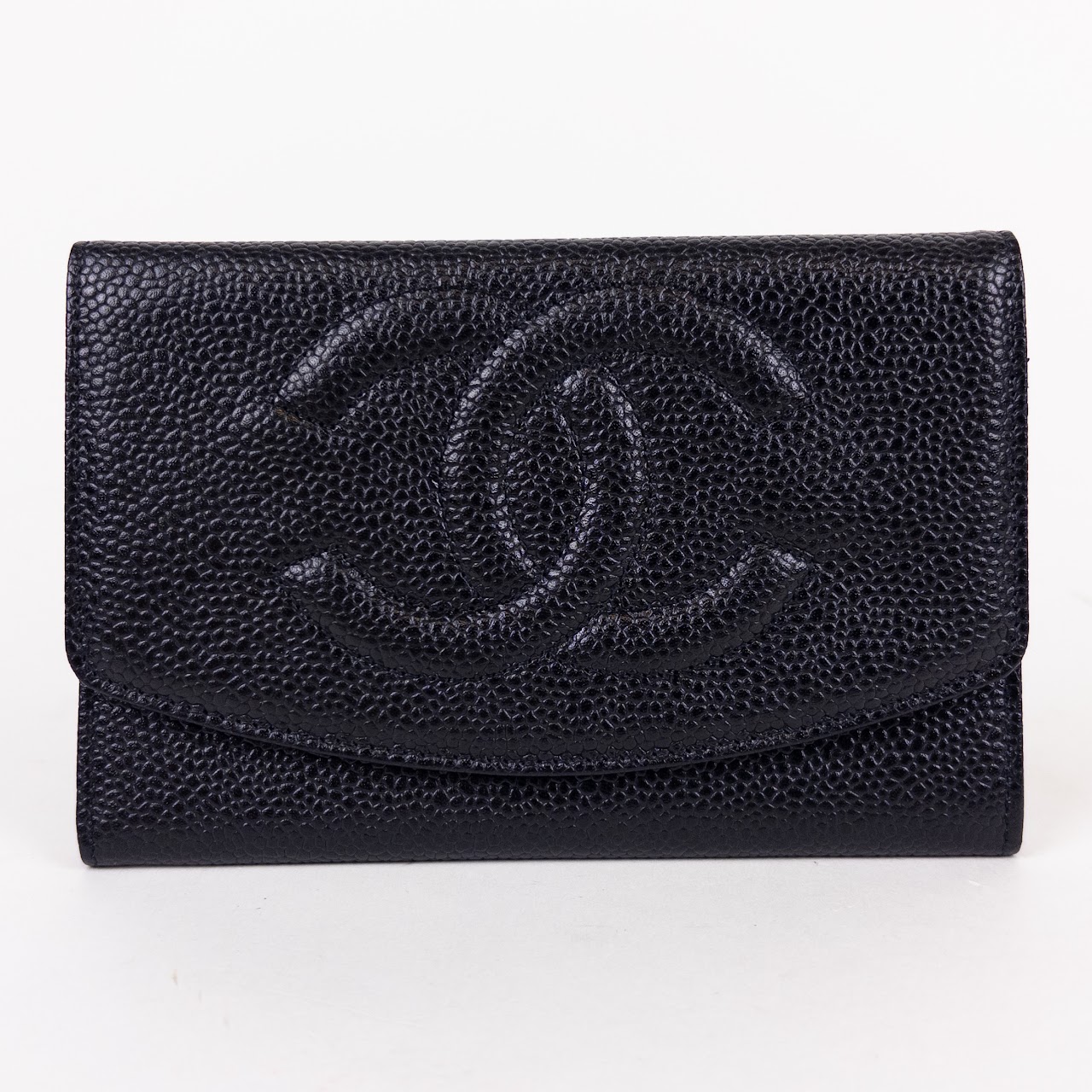 Chanel CC 'Caviar Skin' Flap Wallet