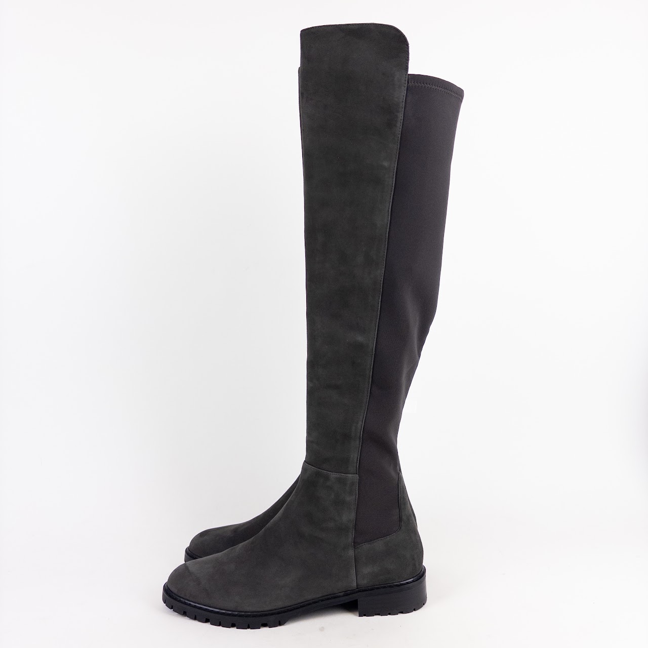 Stuart Weitzman 5050 Bold Boot in Dark Gray