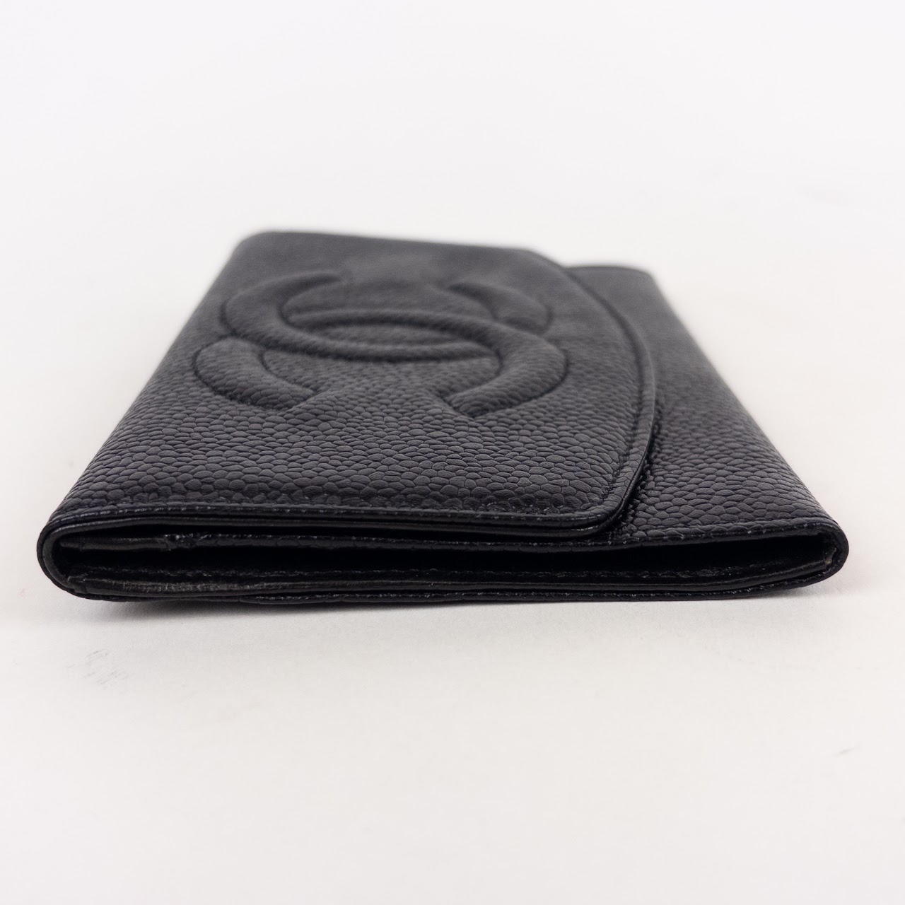 Chanel CC 'Caviar Skin' Flap Wallet