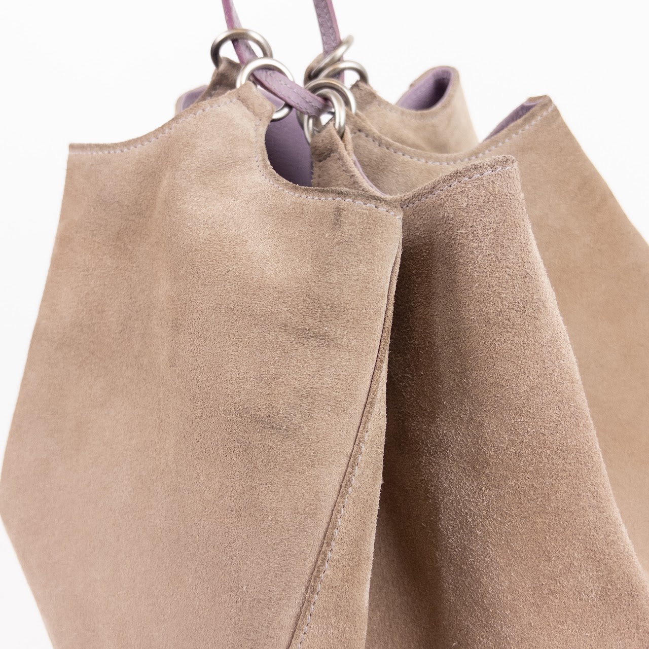 Mark Cross Suede Bucket Bag