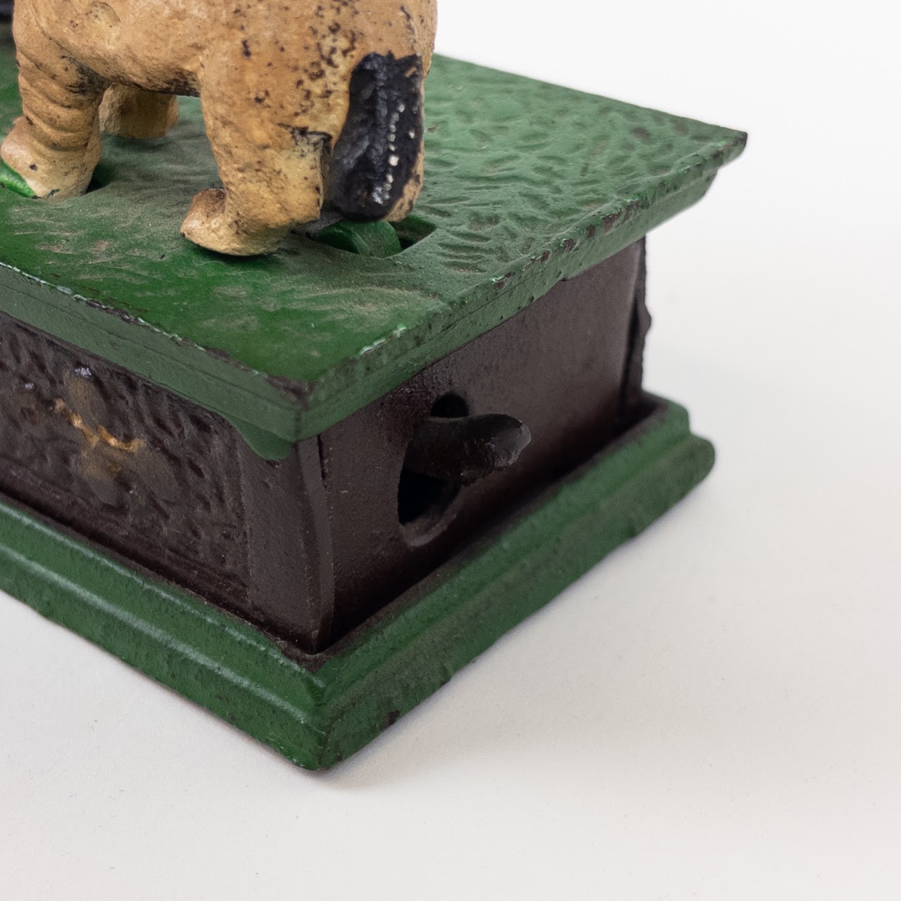 Cast Iron Reproduction Trick Dog Bank