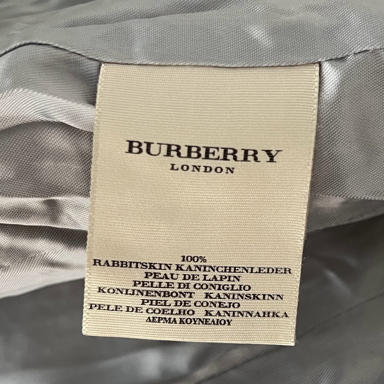 Burberry Rabbit Fur Vest New