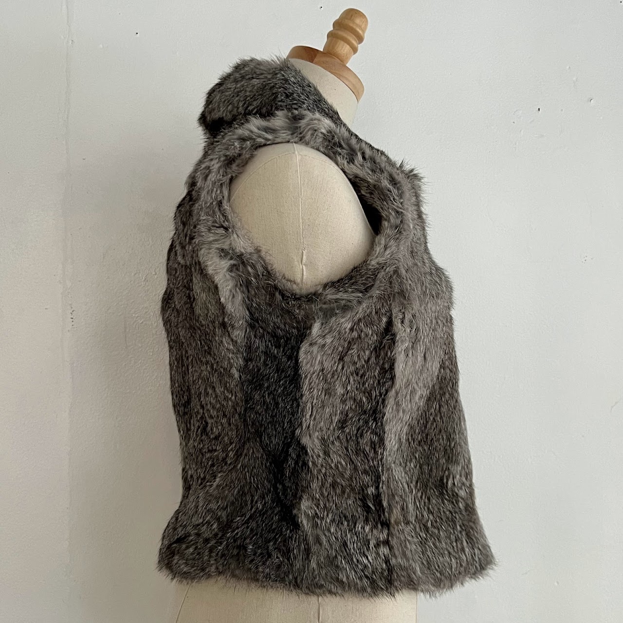 Burberry Rabbit Fur Vest New