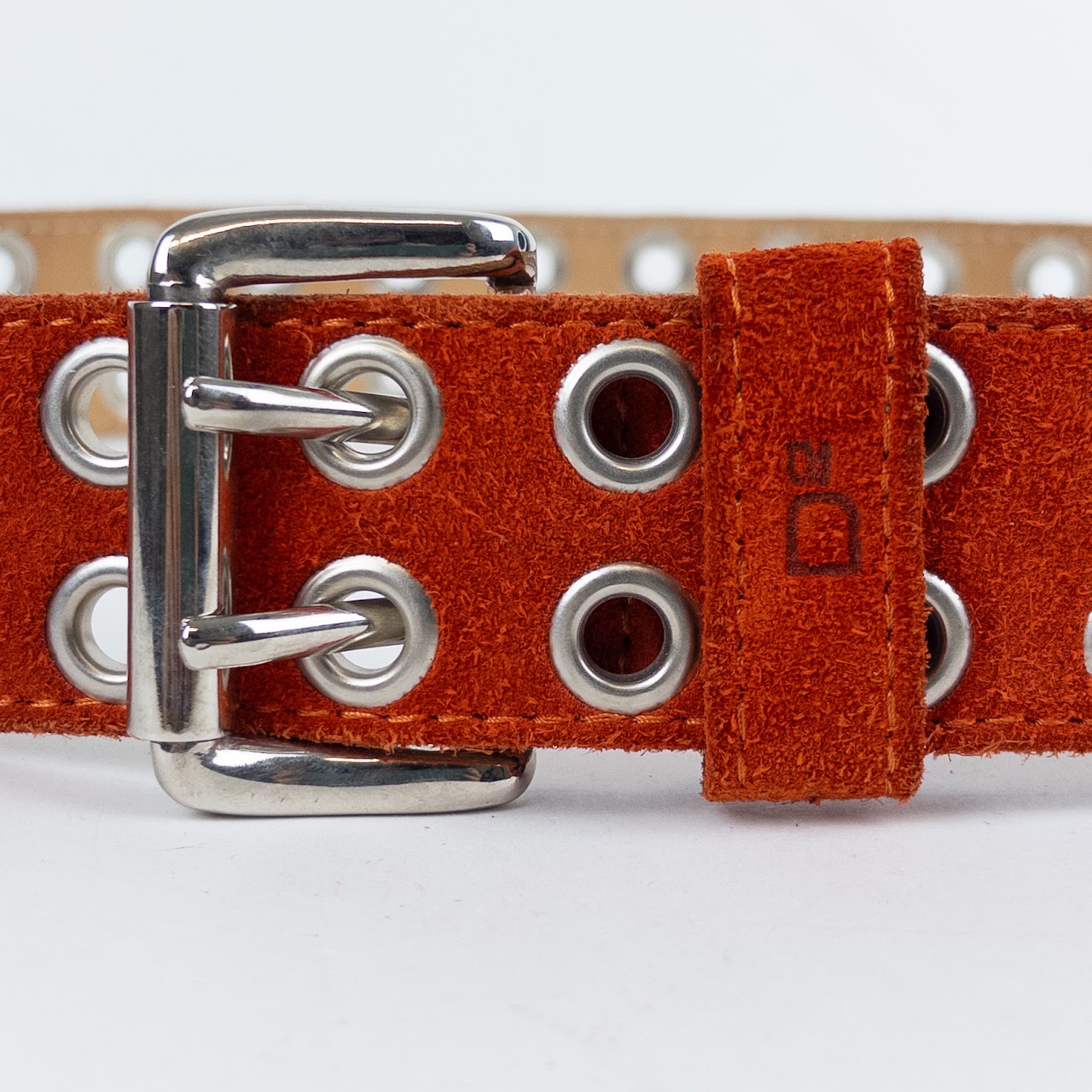 DSquared2 Suede and Riveted Belt