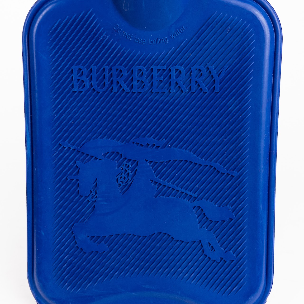 Burberry Hot Water Bottle With Plaid Knit Cozy