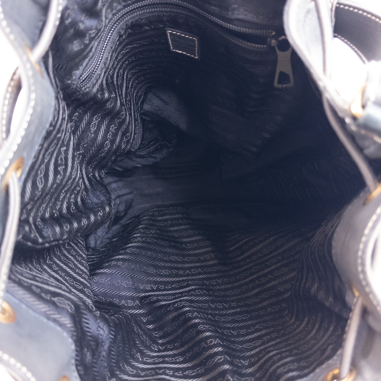 Prada for Bergdorf Goodman Leather Bucket Bag