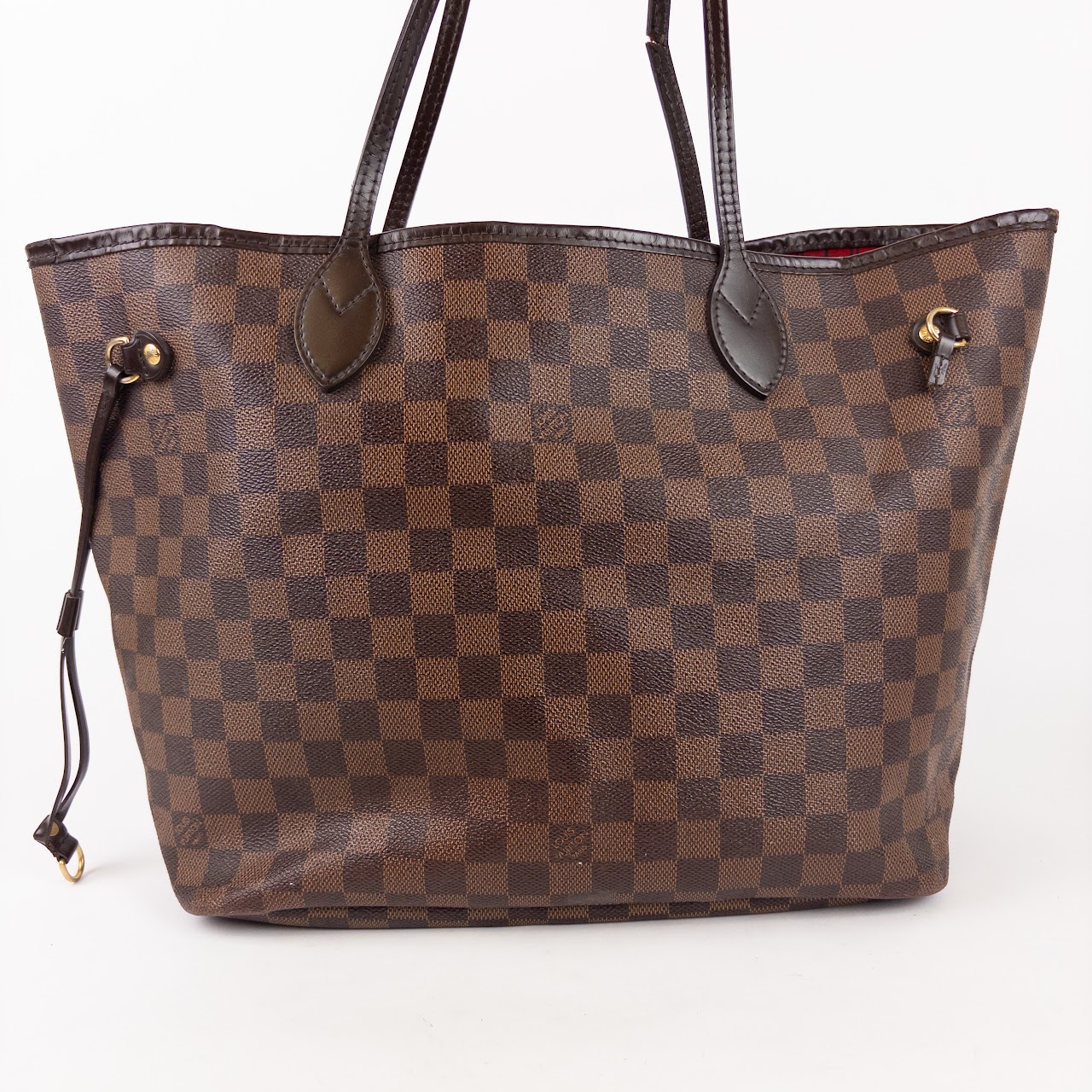 Louis Vuitton Neverfull MM Damier Ebene Tote Bag