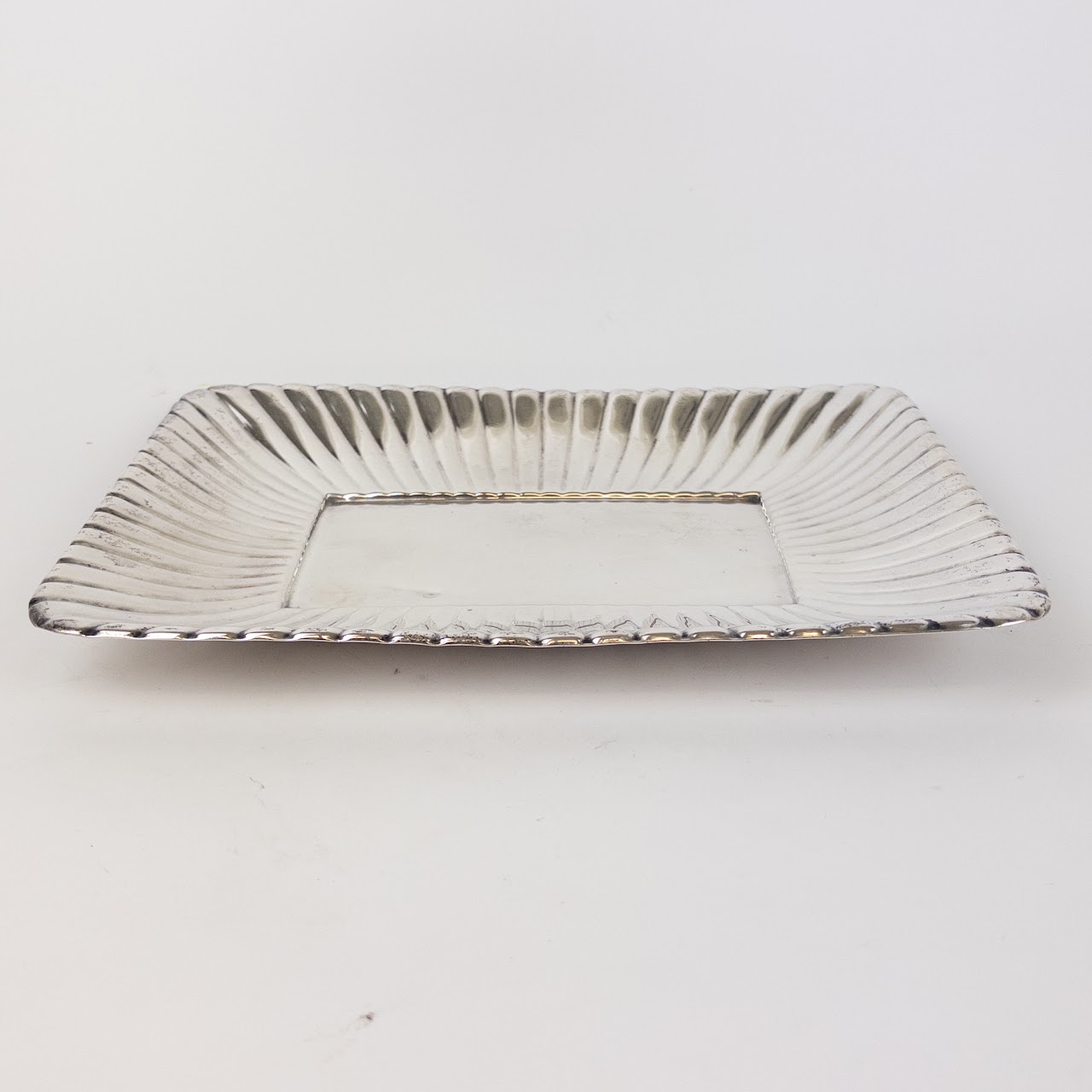 Sterling Silver Fluted Edge Tray