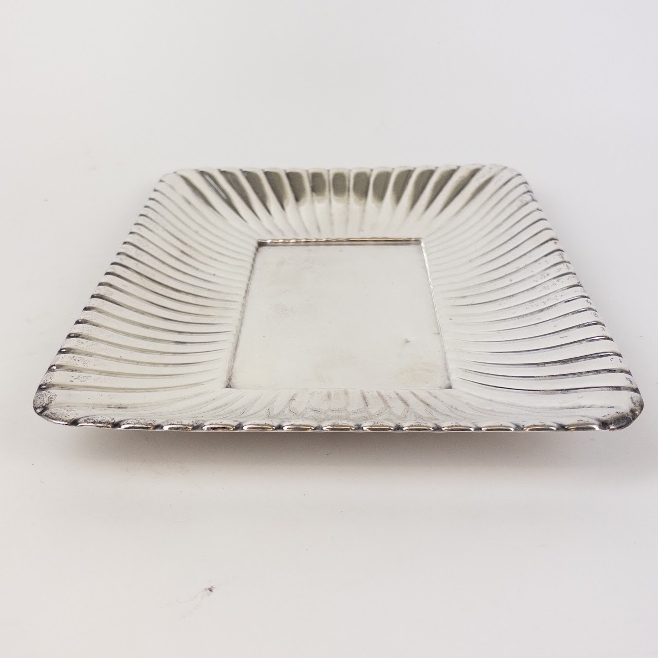 Sterling Silver Fluted Edge Tray