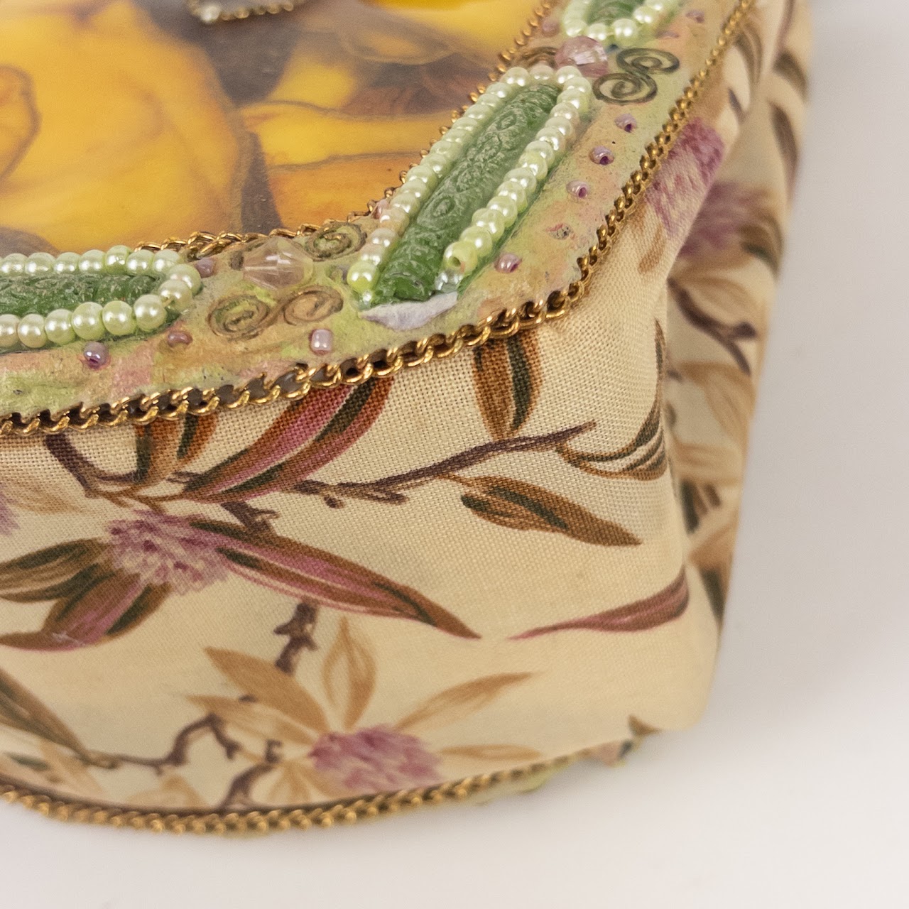 Mary Frances Decoupaged Embellished Purse