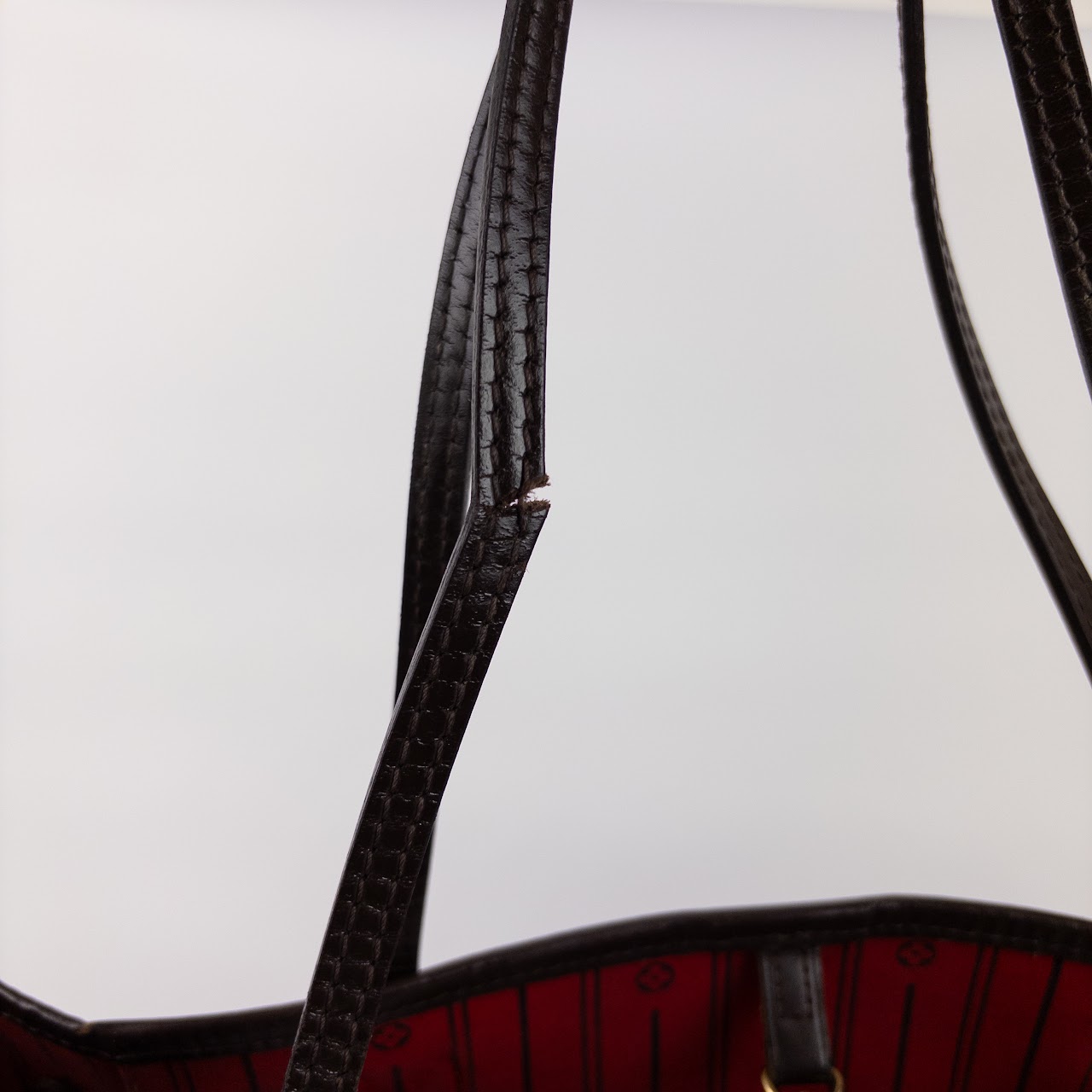 Louis Vuitton Neverfull MM Damier Ebene Tote Bag