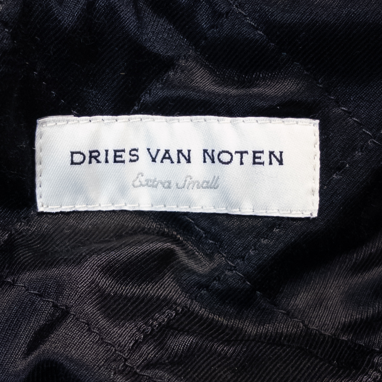 Dries Van Noten Textured Leather Coat