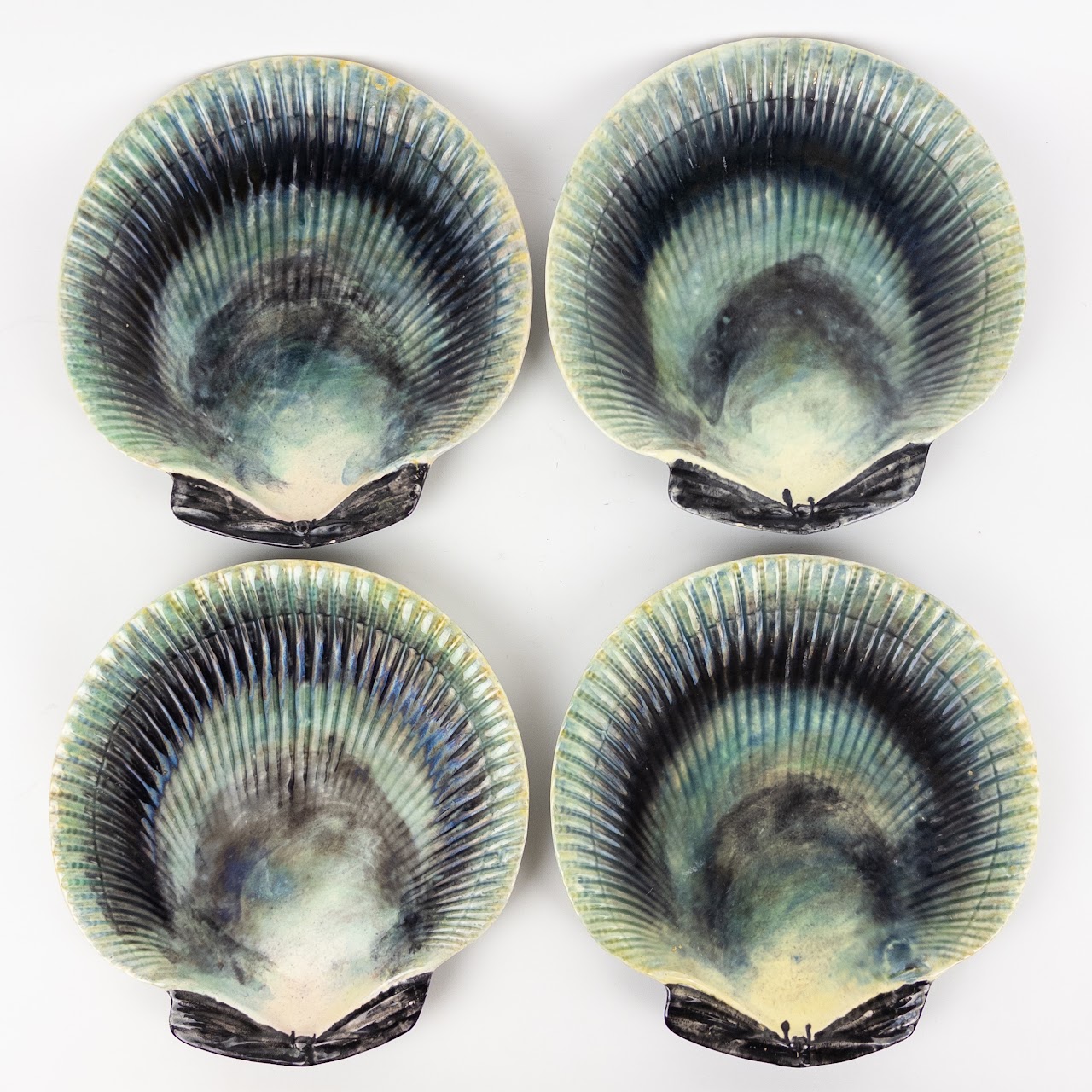 Ceramic Shell Plate Set of Seven