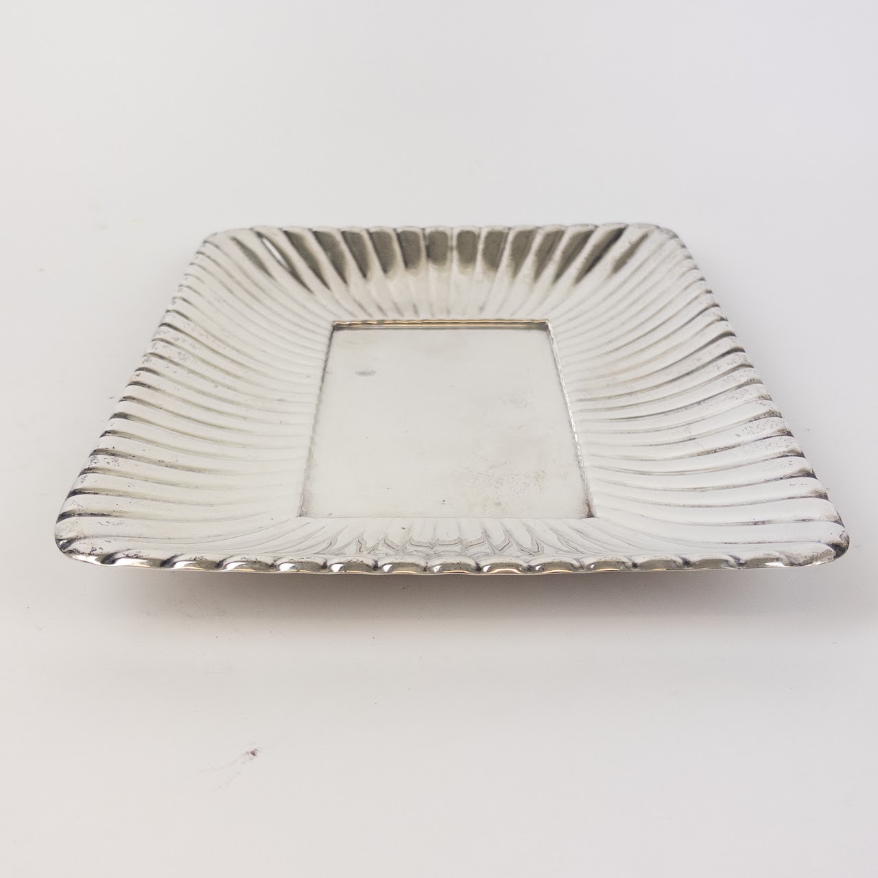 Sterling Silver Fluted Edge Tray